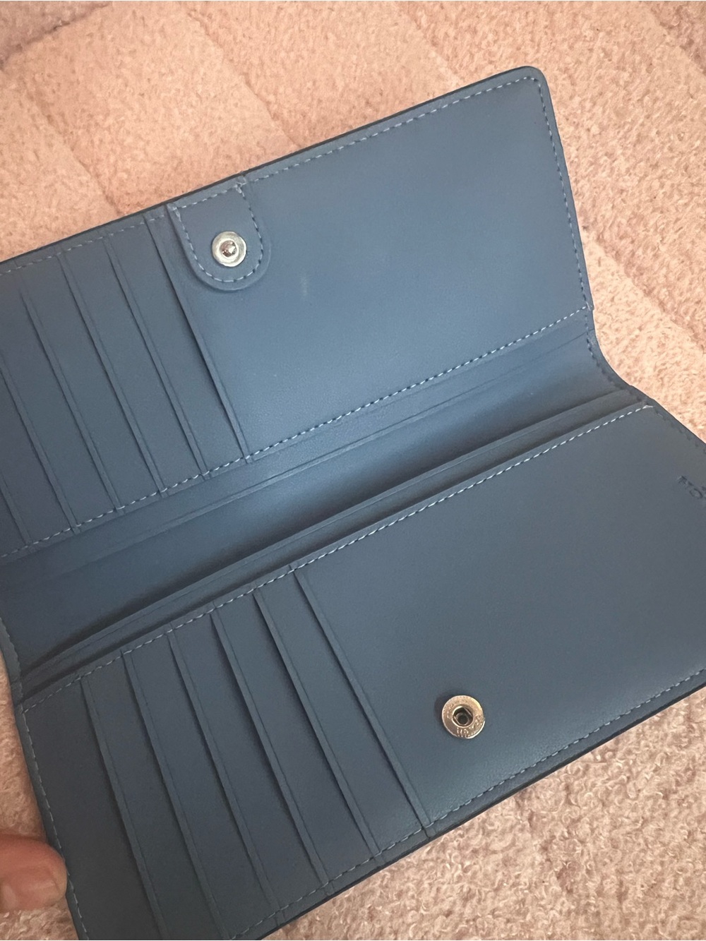 Coach Black Signature Canvas Floral-Accent Continental Wallet - Picture 3 of 8